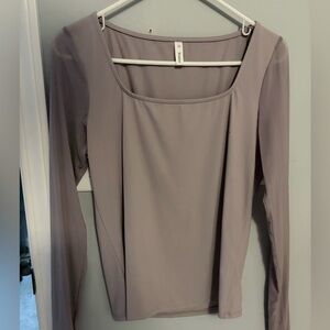 Wishlist Dusty Lavender Long Sleeve Top